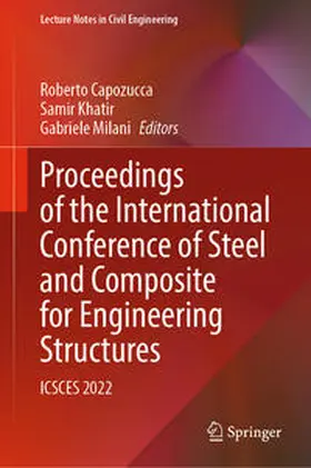 Capozucca / Khatir / Milani |  Proceedings of the International Conference of Steel and Composite for Engineering Structures | eBook | Sack Fachmedien