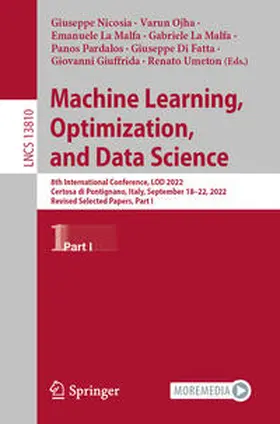 Nicosia / Ojha / La Malfa |  Machine Learning, Optimization, and Data Science | eBook | Sack Fachmedien