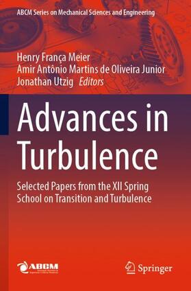 Meier / Utzig / de Oliveira Junior |  Advances in Turbulence | Buch |  Sack Fachmedien