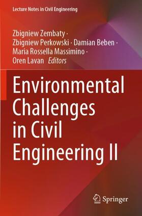 Zembaty / Perkowski / Lavan |  Environmental Challenges in Civil Engineering II | Buch |  Sack Fachmedien