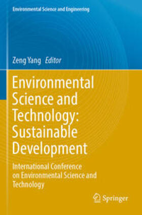 Yang |  Environmental Science and Technology: Sustainable Development | Buch |  Sack Fachmedien