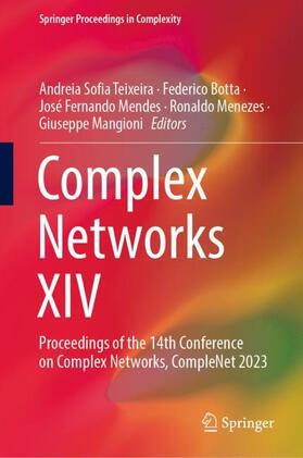 Teixeira / Botta / Mangioni |  Complex Networks XIV | Buch |  Sack Fachmedien