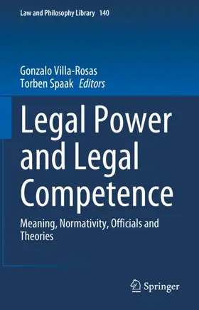 Spaak / Villa-Rosas |  Legal Power and Legal Competence | Buch |  Sack Fachmedien