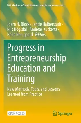 Block / Halberstadt / Högsdal |  Progress in Entrepreneurship Education and Training | Buch |  Sack Fachmedien