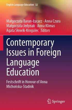 Baran-Lucarz / Baran-Lucarz / Czura |  Contemporary Issues  in Foreign Language Education | Buch |  Sack Fachmedien