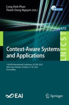 Nguyen / Phan |  Context-Aware Systems and Applications | Buch |  Sack Fachmedien