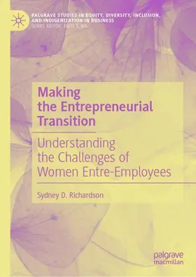 Richardson |  Making the Entrepreneurial Transition | Buch |  Sack Fachmedien