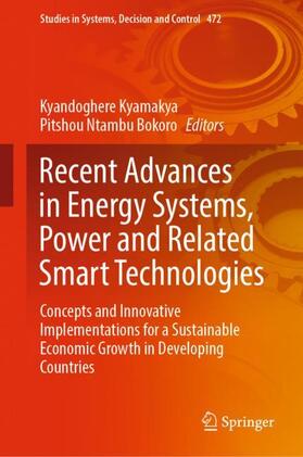 Bokoro / Kyamakya |  Recent Advances in Energy Systems, Power and Related Smart Technologies | Buch |  Sack Fachmedien