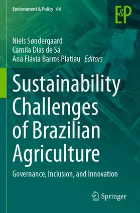 Søndergaard / Barros-Platiau / de Sá |  Sustainability Challenges of Brazilian Agriculture | Buch |  Sack Fachmedien