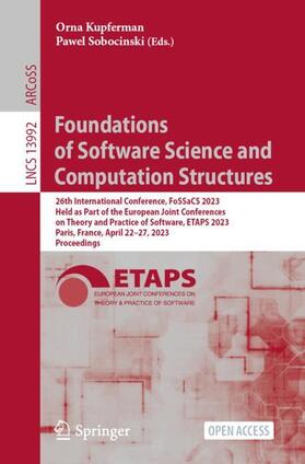 Sobocinski / Kupferman |  Foundations of Software Science and Computation Structures | Buch |  Sack Fachmedien