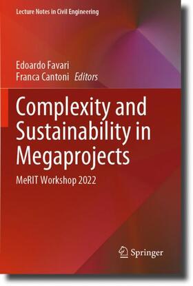 Cantoni / Favari |  Complexity and Sustainability in Megaprojects | Buch |  Sack Fachmedien