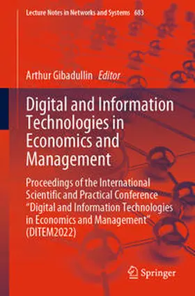 Gibadullin |  Digital and Information Technologies in Economics and Management | eBook | Sack Fachmedien