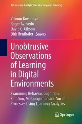 Kovanovic / lfenthaler / Azevedo |  Unobtrusive Observations of Learning in Digital Environments | Buch |  Sack Fachmedien