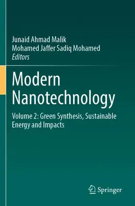 Sadiq Mohamed / Malik |  Modern Nanotechnology | Buch |  Sack Fachmedien