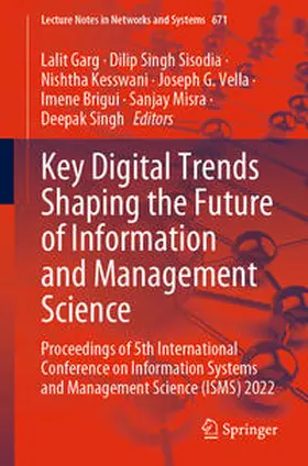 Garg / Sisodia / Kesswani |  Key Digital Trends Shaping the Future of Information and Management Science | eBook | Sack Fachmedien