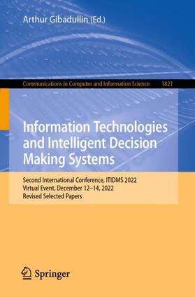 Gibadullin |  Information Technologies and Intelligent Decision Making Systems | Buch |  Sack Fachmedien