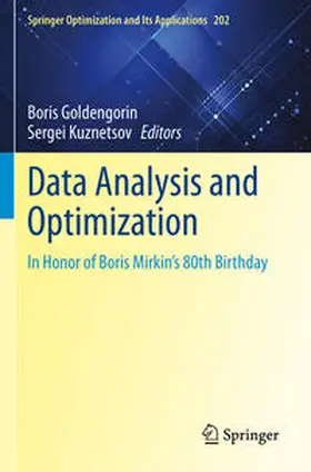 Kuznetsov / Goldengorin |  Data Analysis and Optimization | Buch |  Sack Fachmedien