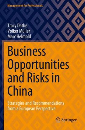 Dathe / Helmold / Müller |  Business Opportunities and Risks in China | Buch |  Sack Fachmedien