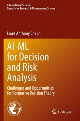 Cox Jr. |  AI-ML for Decision and Risk Analysis | Buch |  Sack Fachmedien