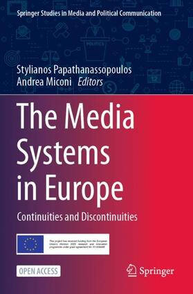 Miconi / Papathanassopoulos |  The Media Systems in Europe | Buch |  Sack Fachmedien