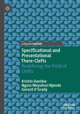 Davidse / O'Grady / Njende |  Specificational and Presentational There-Clefts | Buch |  Sack Fachmedien