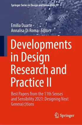 Di Roma / Duarte |  Developments in Design Research and Practice II | Buch |  Sack Fachmedien