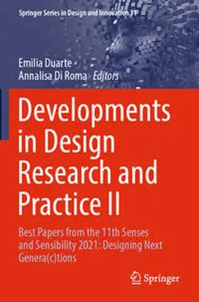 Di Roma / Duarte |  Developments in Design Research and Practice II | Buch |  Sack Fachmedien