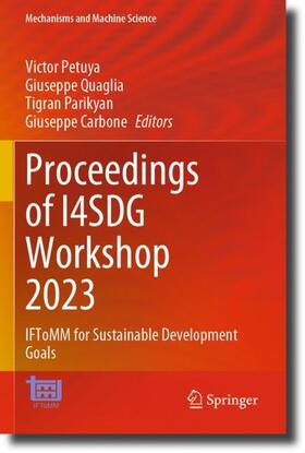 Petuya / Carbone / Quaglia |  Proceedings of I4SDG Workshop 2023 | Buch |  Sack Fachmedien