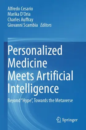 Cesario / Scambia / D'Oria |  Personalized Medicine Meets Artificial Intelligence | Buch |  Sack Fachmedien