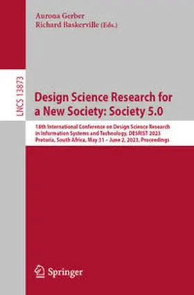 Gerber / Baskerville |  Design Science Research for a New Society: Society 5.0 | eBook | Sack Fachmedien