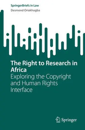 Oriakhogba |  The Right to Research in Africa | eBook | Sack Fachmedien