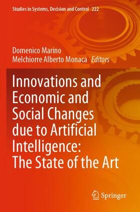 Monaca / Marino |  Innovations and Economic and Social Changes due to Artificial Intelligence: The State of the Art | Buch |  Sack Fachmedien