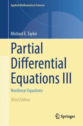 Taylor |  Partial Differential Equations III | Buch |  Sack Fachmedien