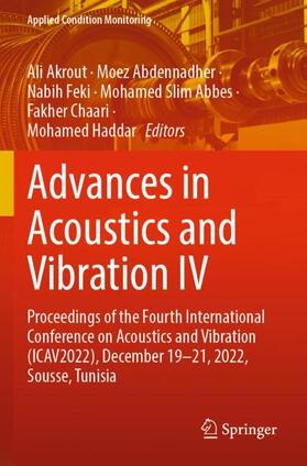 Akrout / Abdennadher / Haddar |  Advances in Acoustics and Vibration IV | Buch |  Sack Fachmedien