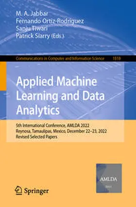 Jabbar / Ortiz-Rodríguez / Tiwari |  Applied Machine Learning and Data Analytics | eBook | Sack Fachmedien