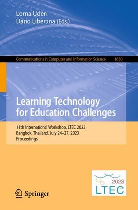 Liberona / Uden |  Learning Technology for Education Challenges | Buch |  Sack Fachmedien