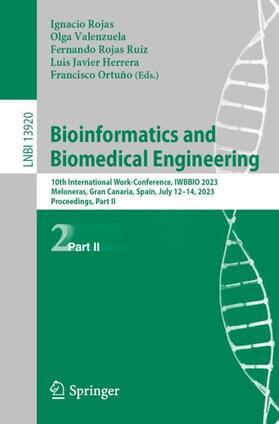 Rojas / Valenzuela / Ortuño |  Bioinformatics and Biomedical Engineering | Buch |  Sack Fachmedien