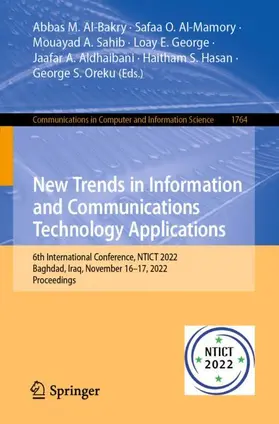 Al-Bakry / Al-Mamory / Sahib |  New Trends in Information and Communications Technology Applications | Buch |  Sack Fachmedien