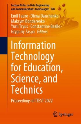 Faure / Danchenko / Zaspa |  Information Technology for Education, Science, and Technics | Buch |  Sack Fachmedien