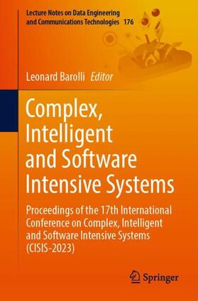 Barolli |  Complex, Intelligent and Software Intensive Systems | Buch |  Sack Fachmedien