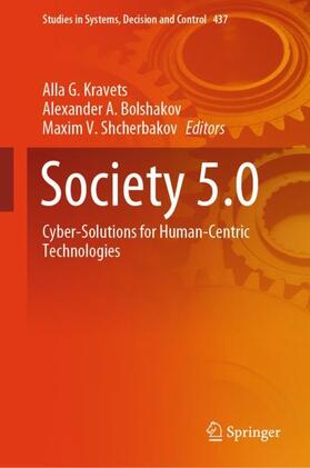 Kravets / Shcherbakov / Bolshakov |  Society 5.0 | Buch |  Sack Fachmedien