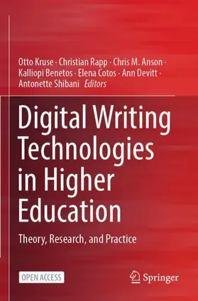 Kruse / Rapp / Anson |  Digital Writing Technologies in Higher Education | Buch |  Sack Fachmedien