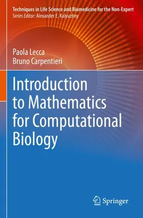 Carpentieri / Lecca |  Introduction to Mathematics for Computational Biology | Buch |  Sack Fachmedien