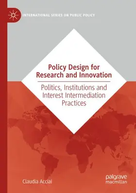 Acciai |  Policy Design for Research and Innovation | Buch |  Sack Fachmedien