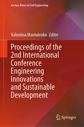 Mantulenko |  Proceedings of the 2nd International Conference Engineering Innovations and Sustainable Development | eBook | Sack Fachmedien