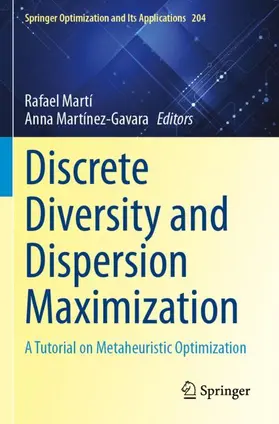 Martínez-Gavara / Martí |  Discrete Diversity and Dispersion Maximization | Buch |  Sack Fachmedien