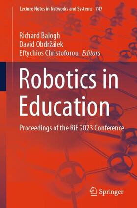 Balogh / Christoforou / Obdržálek |  Robotics in Education | Buch |  Sack Fachmedien