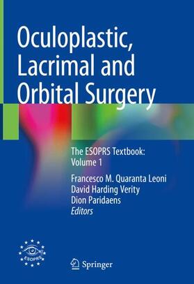Quaranta Leoni / Paridaens / Verity |  Oculoplastic, Lacrimal and Orbital Surgery | Buch |  Sack Fachmedien