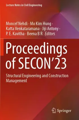 Nehdi / Hung / Venkataramana |  Proceedings of SECON'23 | Buch |  Sack Fachmedien