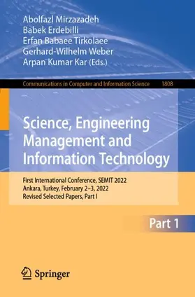 Mirzazadeh / Erdebilli / Kar |  Science, Engineering Management and Information Technology | Buch |  Sack Fachmedien